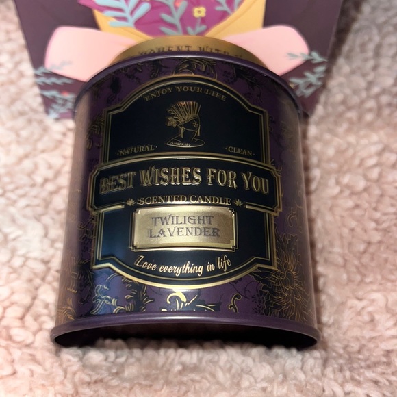 Enjoy Your Life Twilight Lavender Candle 100% Natural Cotton Wick Burn 60-65 Hrs - Picture 3 of 7